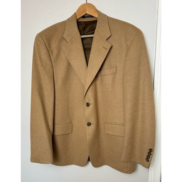 Ralph Lauren Other - VTG Lauren Ralph Lauren Mens 41S Tan 100% Camel Hair Suit Jacket Blazer